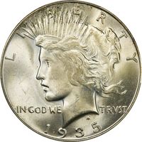 1935-S Peace Dollar ($1) Obverse Image