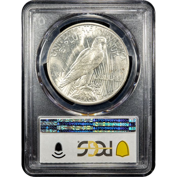 1935-S Peace Dollar ($1) Reverse Slab Image