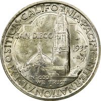 1935-S San Diego Commem Half Dollar (50c) Photo 4