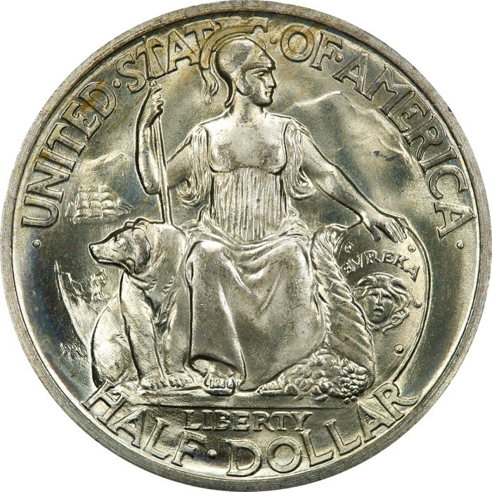 1935-S San Diego Commemorative Half Dollar (50c) Rattler Obverse Image