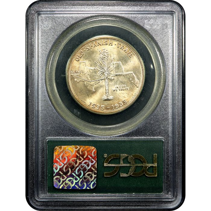 1935 Spanish Trail Commem Half Dollar (50c) OGH Reverse Image