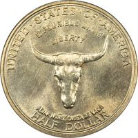 1935 Spanish Trail Commemorative Half (50c) Obverse Image