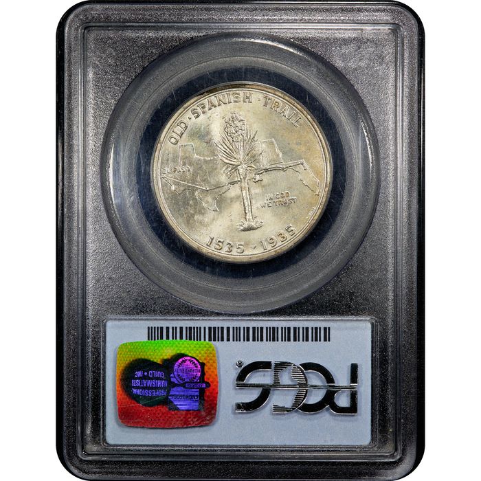 1935 Spanish Trail Commemorative Half Dollar (50c) Reverse Image