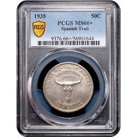 1935 Spanish Trail Commemorative Half Dollar (50c) Obverse Image