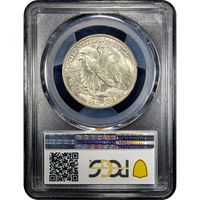 1935 Walking Liberty Half Dollar (50c) Reverse Slab Image