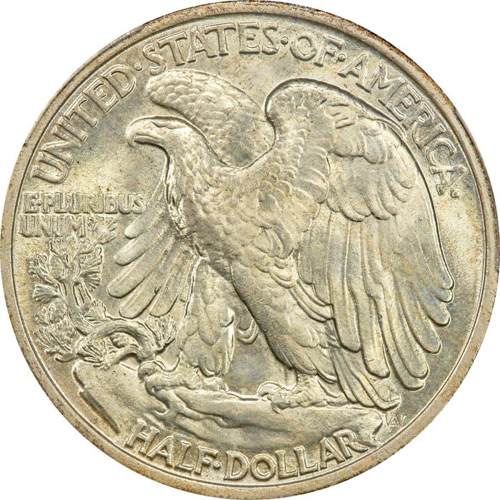 1935 Walking Liberty Half Dollar (50c) Reverse Image