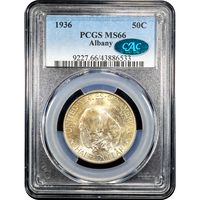 1936 Albany Commemorative Half Dollar (50c) Obverse Image