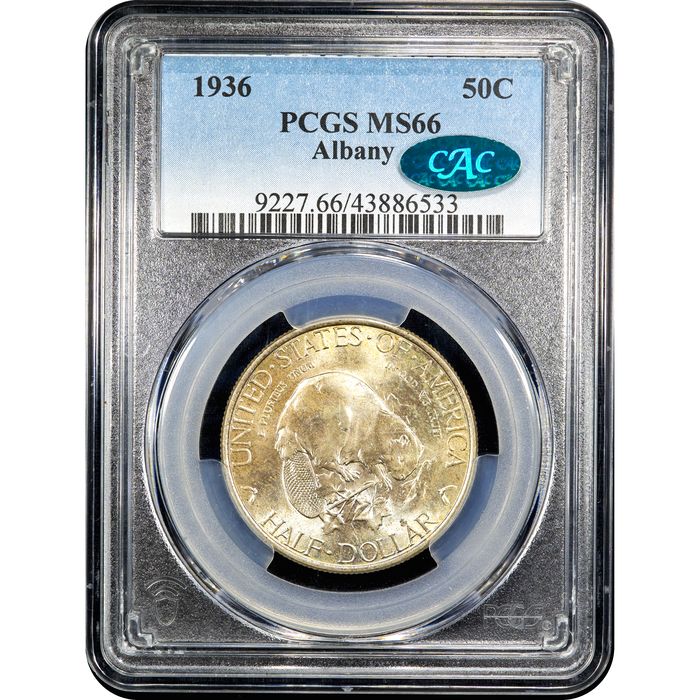 1936 Albany Commemorative Half Dollar (50c) Obverse Image