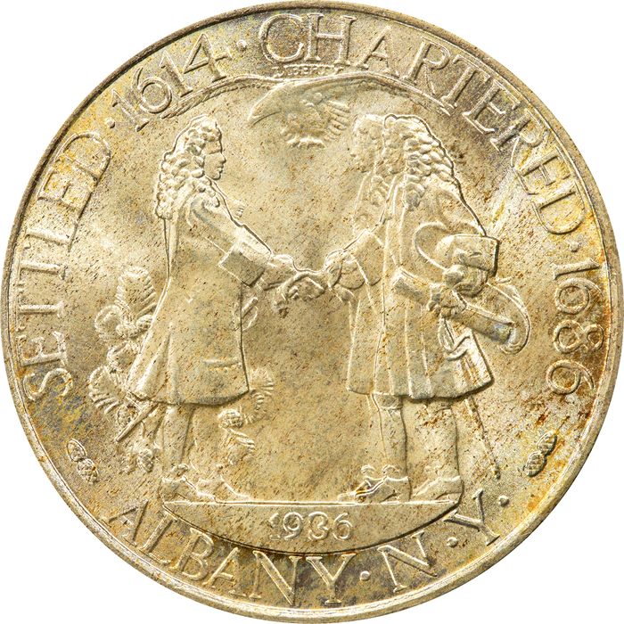 1936 Albany Commemorative Half Dollar (50c) Photo 4