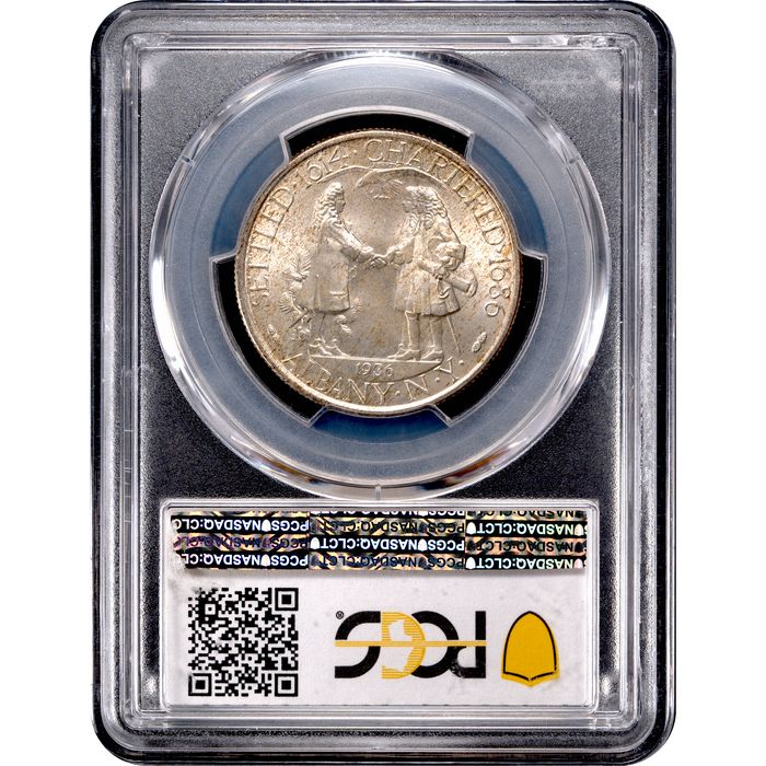 1936 Albany Commemorative Half Dollar (50c) Reverse Slab Image