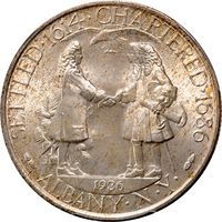 1936 Albany Commemorative Half Dollar (50c) Reverse Image