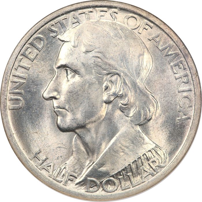 1936 Boone Commemorative Half Dollar (50c) Obverse Image