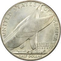 1936 Bridgeport Commem Half Dollar (50c) OGH Photo 4