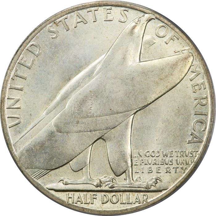 1936 Bridgeport Commem Half Dollar (50c) OGH Photo 4