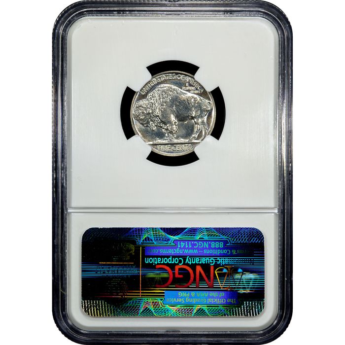 1936 Buffalo Nickel (5c) Reverse Slab Image
