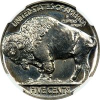 1936 Buffalo Nickel (5c) Reverse Image