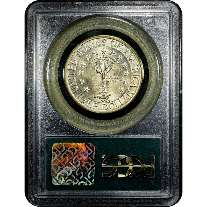 1936 Columbia Commemorative Half Dollar (50c) OGH Reverse Slab Image
