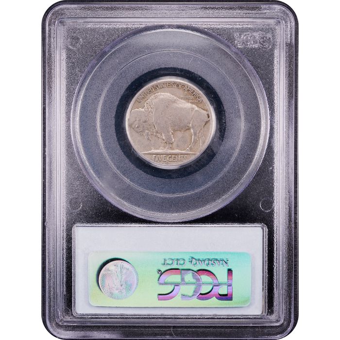 1936-D 3 1/2 Legs Buffalo Nickel (5c) Reverse Slab Image