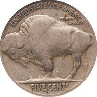 1936-D Buffalo Nickel (5c) 3 1/2 Legs Photo 4