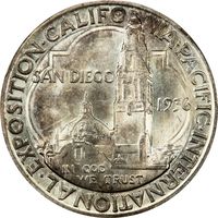 1936-D San Diego Commem Half Dollar (50c) Photo 4