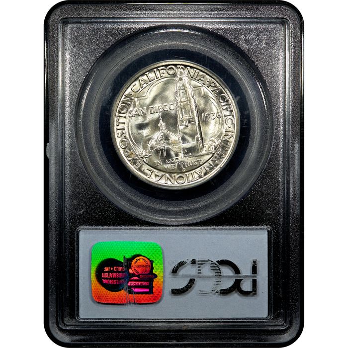 1936-D San Diego Commem Half Dollar (50c) Reverse Image
