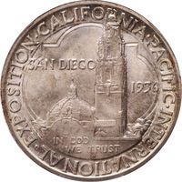 1936-D San Diego Commemorative Half Dollar (50c) Photo 4