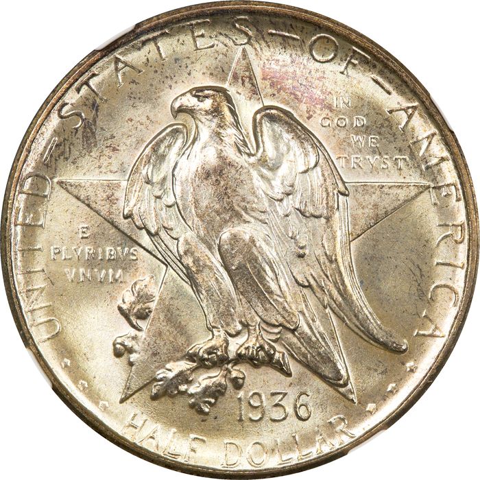 1936-D Texas Commemorative Half (50c) Photo 3