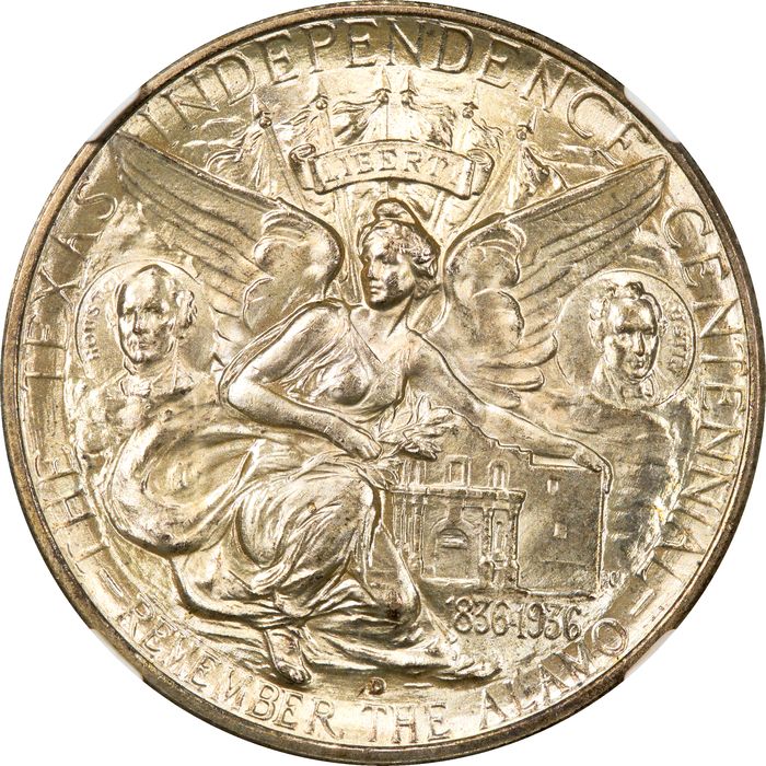 1936-D Texas Commemorative Half (50c) Photo 4