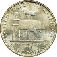 1936 Delaware Commem Half Dollar (50c) Photo 3