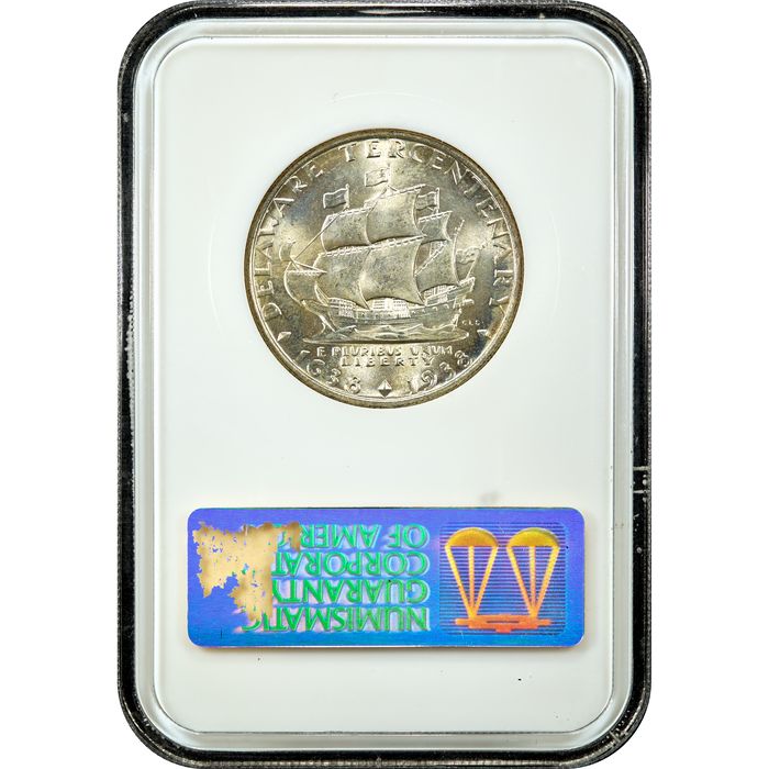 1936 Delaware Commem Half Dollar (50c) Reverse Image
