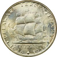 1936 Delaware Commem Half Dollar (50c) Photo 4