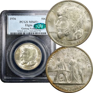 1936 Elgin Commem Half Dollar (50c) Composite Image