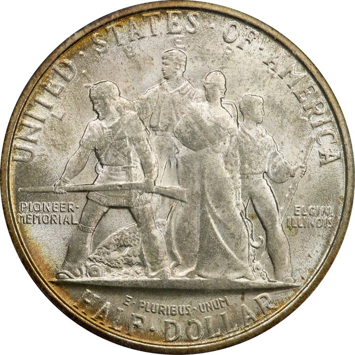1936 Elgin Commem Half Dollar (50c) Photo 4