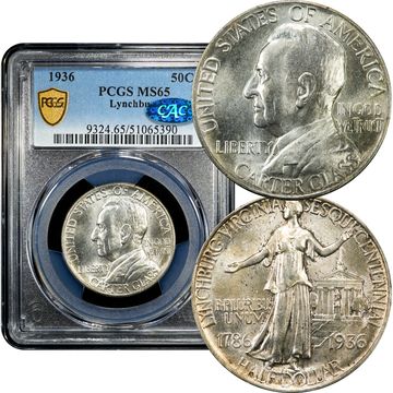 1936 Lynchburg Commem Half Dollar (50c) Composite Image