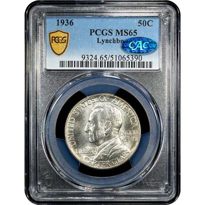 1936 Lynchburg Commem Half Dollar (50c) Obverse Image