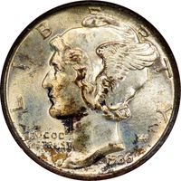 1936 Mercury Dime (10c) Obverse Image