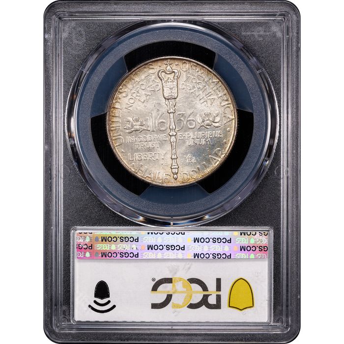 1936 Norfolk Commemorative Half (50c) Reverse Slab Image
