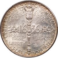 1936 Norfolk Commemorative Half (50c) Reverse Image
