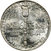 1936 Norfolk Commemorative Half Dollar (50c) Photo 4