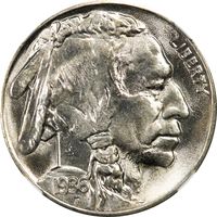 1936-S Buffalo Nickel (5c) Photo 3