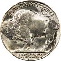 1936-S Buffalo Nickel (5c) Photo 4