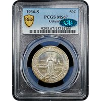 1936-S Columbia Commem Half Dollar (50c) Obverse Image