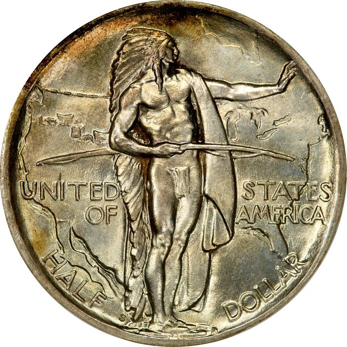 1936-S Oregon Commemorative Half Dollar (50c) Obverse Image