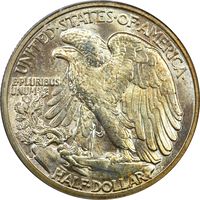 1936-S Walking Liberty Half Dollar (50c) Photo 4