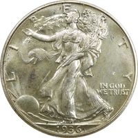 1936 Walking Liberty Half Dollar (50c) Photo 3