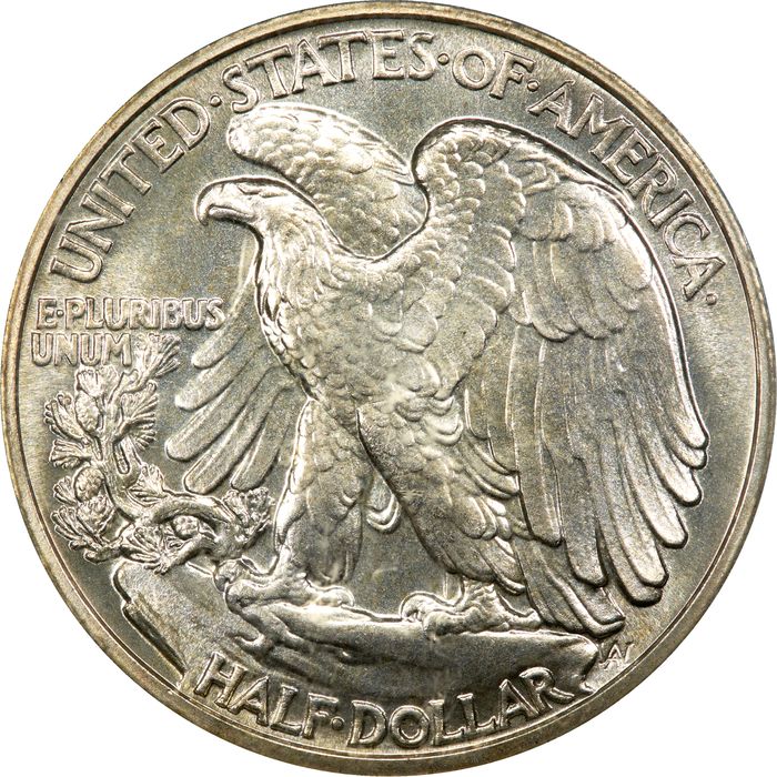 1936 Walking Liberty Half Dollar (50c) Reverse Image