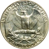 1936 Washington Quarter (25c) OGH Photo 4