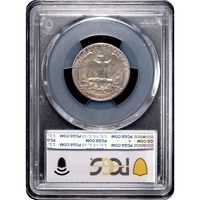 1936 Washington Quarter (25c) Reverse Slab Image