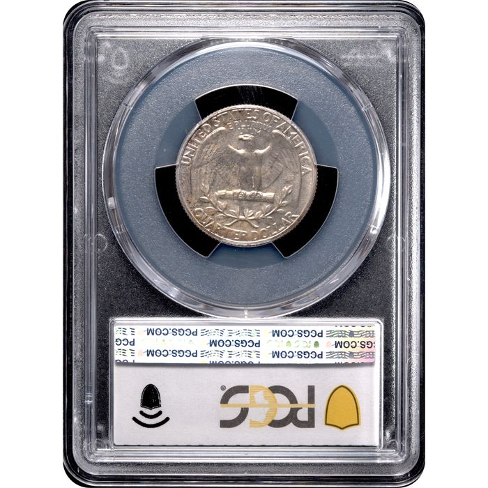 1936 Washington Quarter (25c) Reverse Slab Image