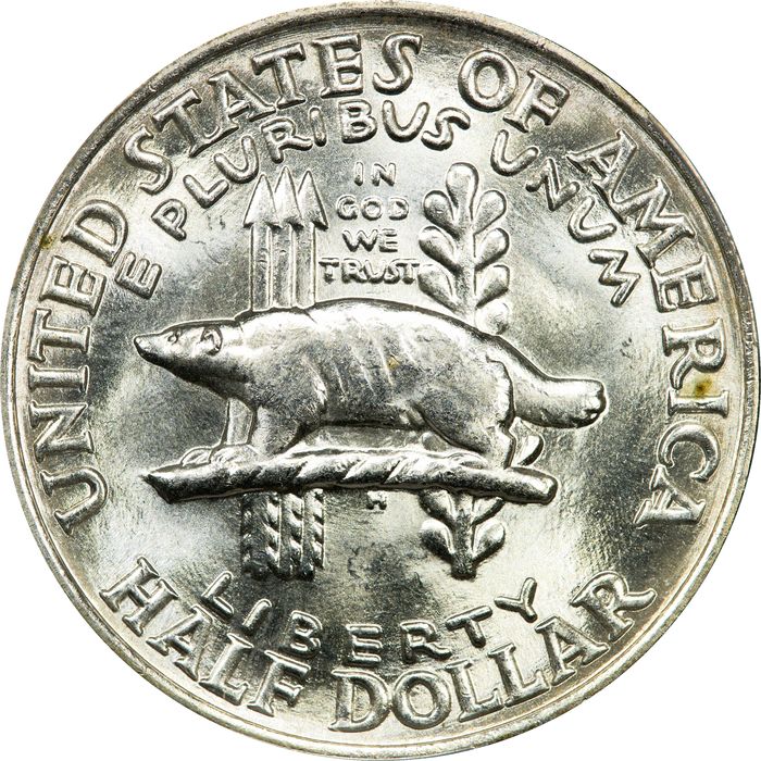 1936 Wisconsin Commem Half Dollar (50c) Photo 4